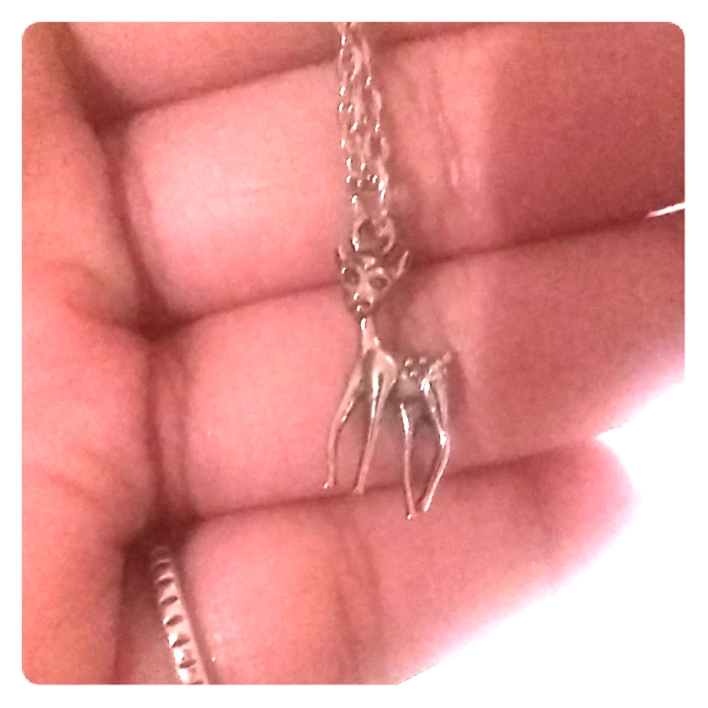Bambi pendant necklace